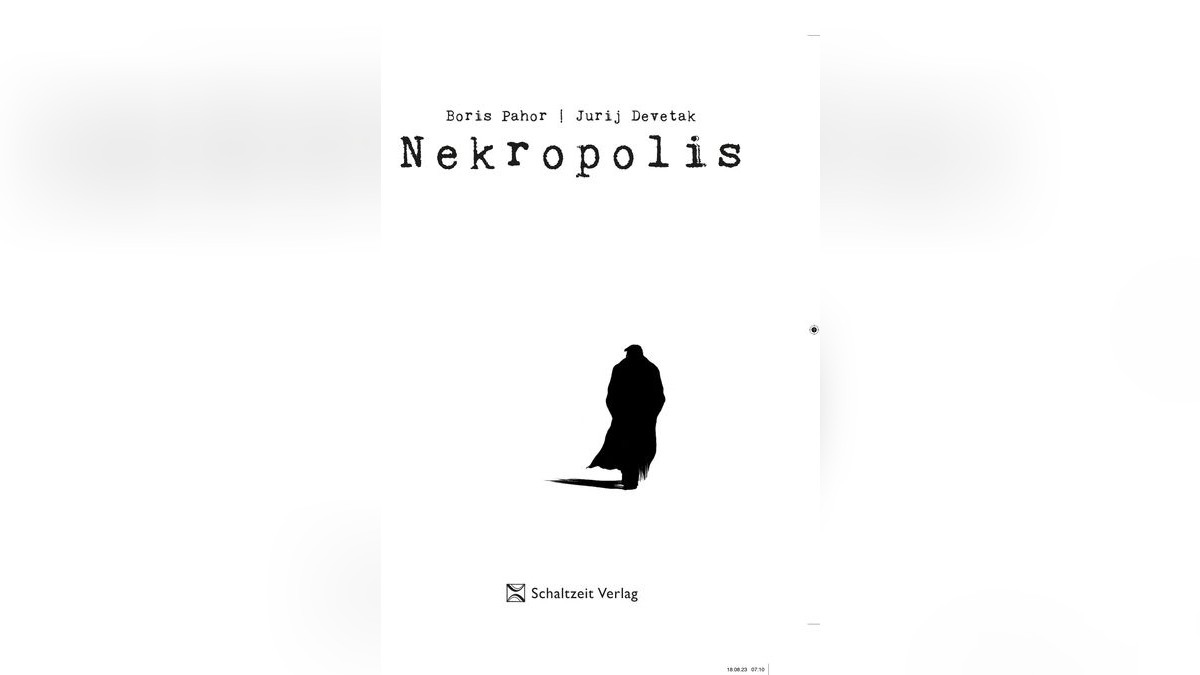 Das Cover der Graphic Novel „Nekropolis“ von Boris Pahor und Jurij Devetak.