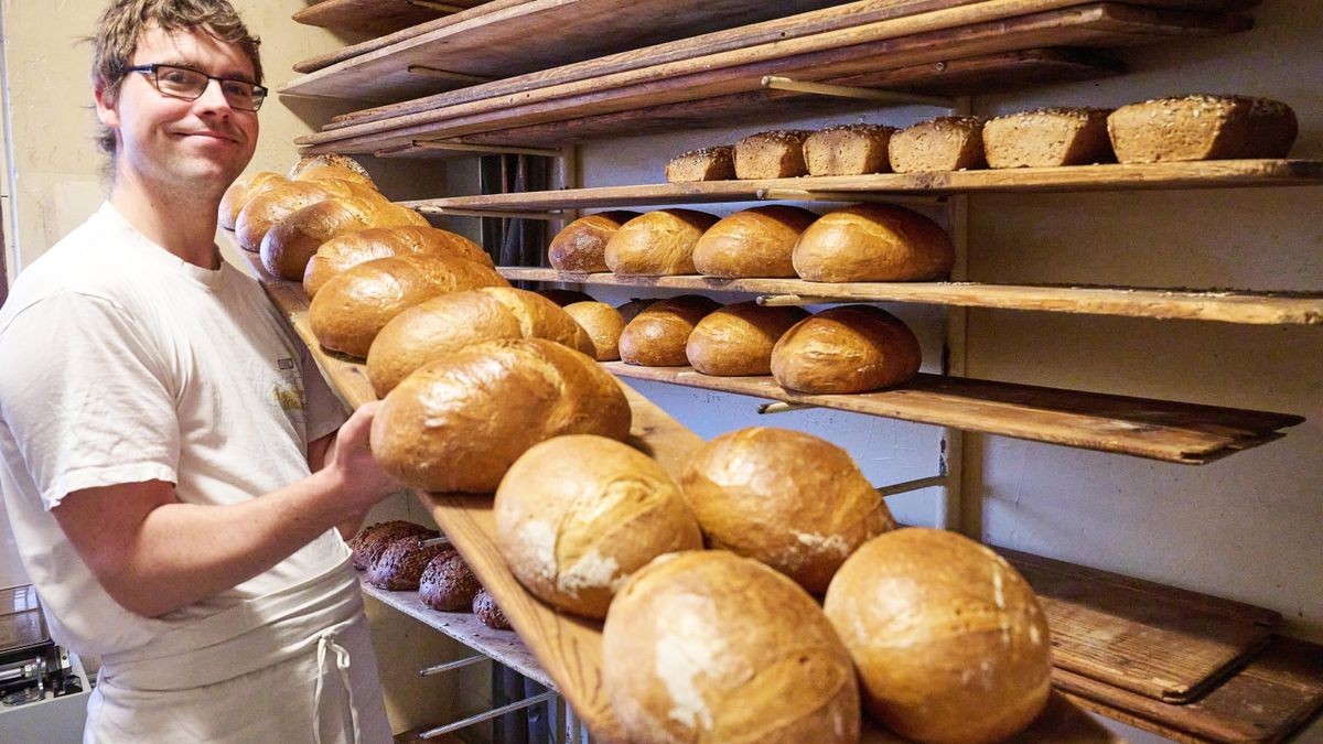 Seine Brote stellt Bäckermeister Martin Zeis aus Gotha ausschließlich aus Natursauerteig her.