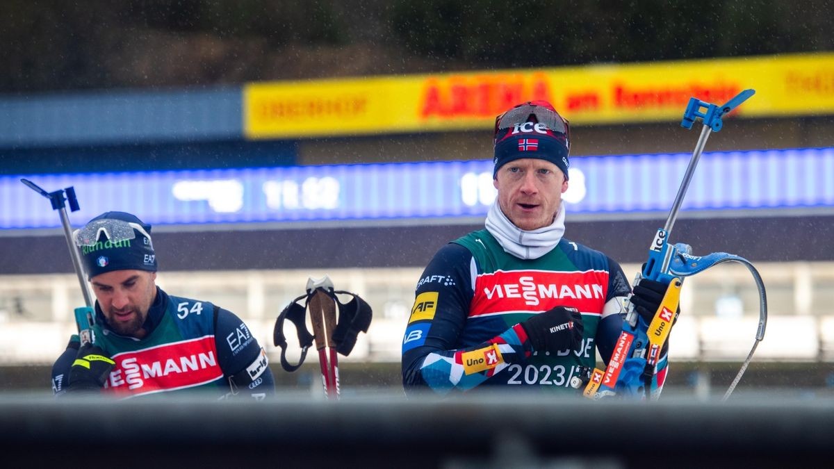 Regen und Wind setzten am Mittwoch in Oberhof nicht nur den Athleten zu. Auch die vielen Helfer beim Biathlon-Weltcup arbeiteten unter erschwerten Bedingungen.