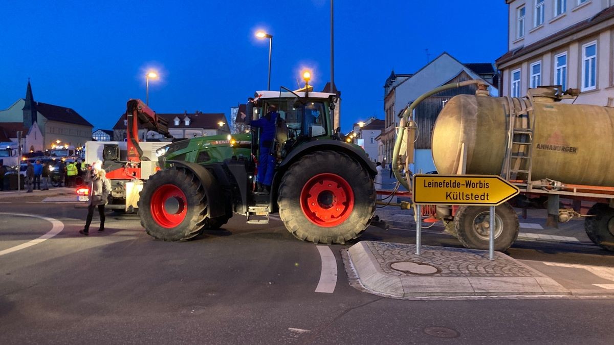 Die Mühlhäuser Innenstadt ist dicht.