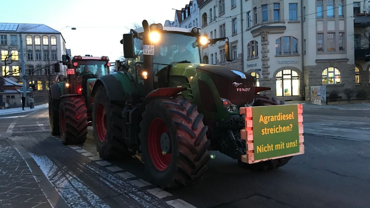 Noch rollt der Verkehr in Erfurt.