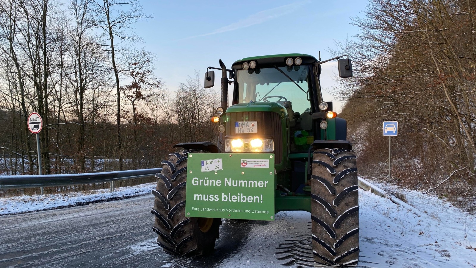 Fotos: Bauern-Demos legen Verkehr im Harz lahm