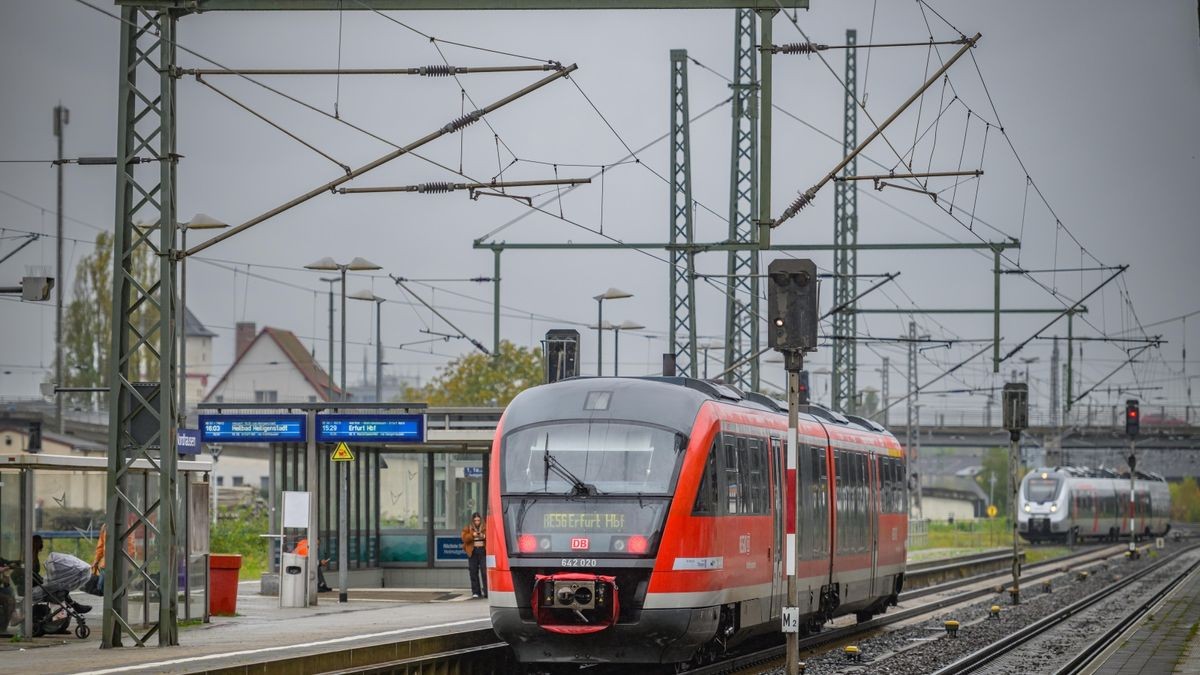 Der Bahnstreik hat auch Auswirkungen auf den Thüringer Regional- und Fernverkehr.