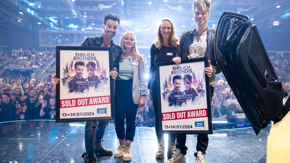  Ehrlich Brothers in der ausverkauften Messehalle Erfurt 