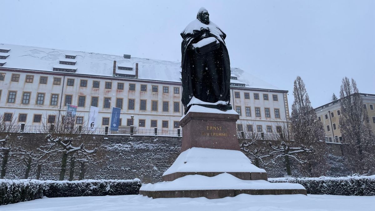 Seit Mittwochnachmittag schneit es auch im Kreis Gotha.