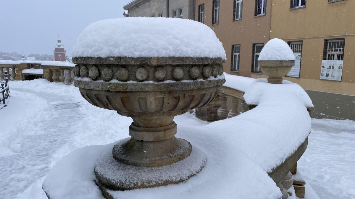 Seit Mittwochnachmittag schneit es auch im Kreis Gotha.