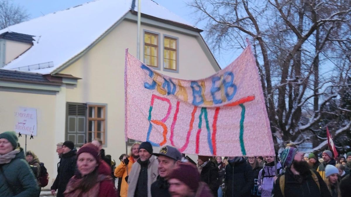 Weitere Bilder von der Demo in Jena.