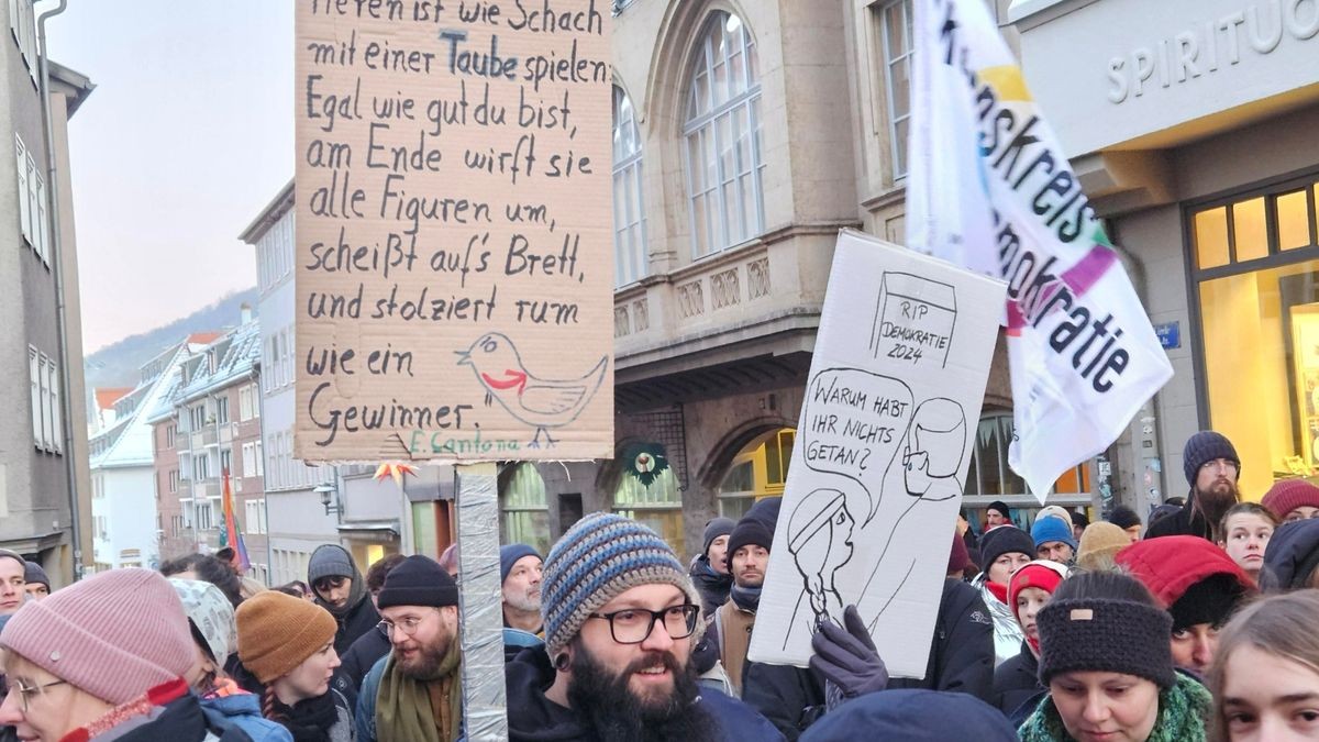 Weitere Bilder von der Demo in Jena.