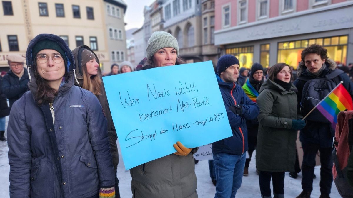 Weitere Bilder von der Demo in Jena.