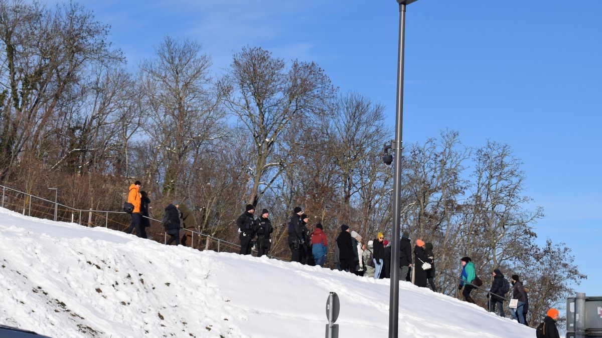 Demo gegen Rechts in Erfurt.