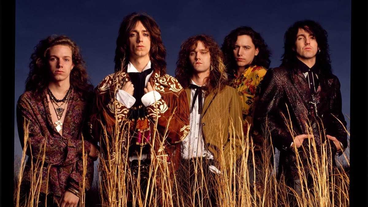 The Black Crowes im Jahr 1992. zur Veröffentlichung des Albums „The southern Harmony and musical Companion“.