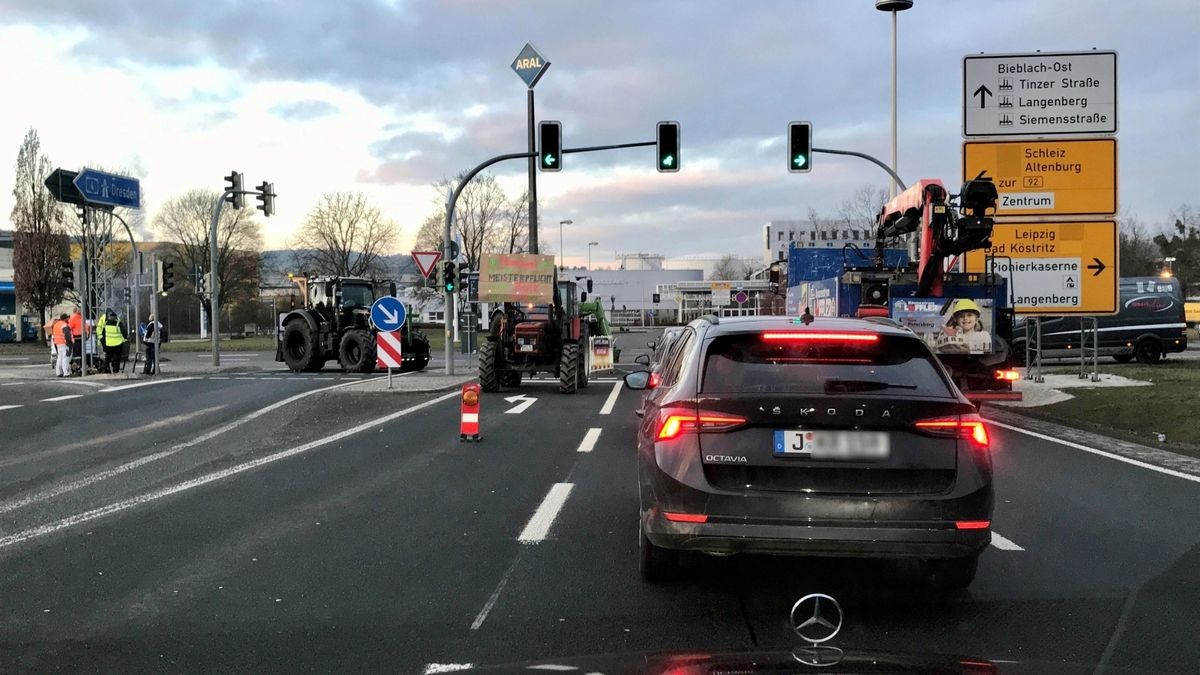 Wieder Bauernprotest in Gera