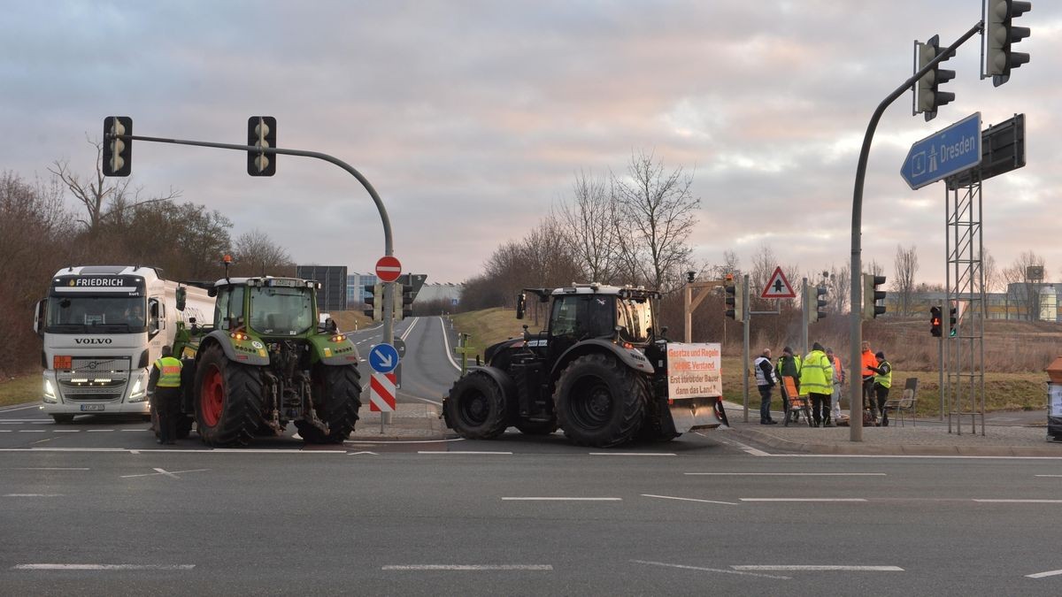 Wieder Bauernprotest in Gera