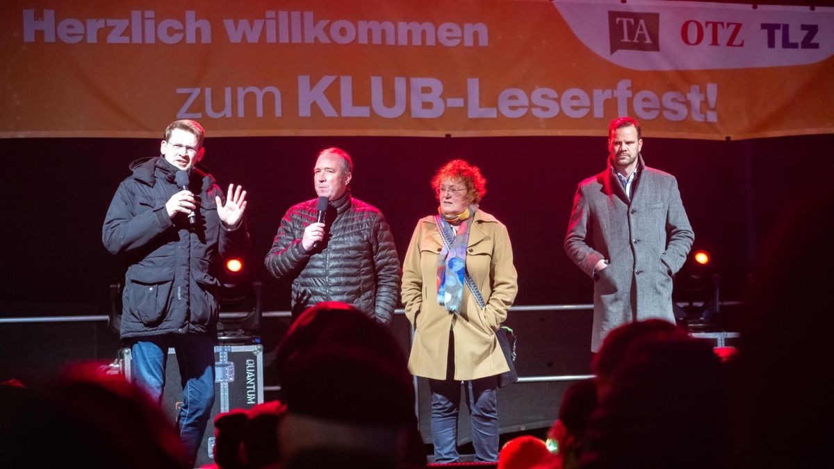 KLUB-Leserfest von TA, OTZ und TLZ in der „Thüringer Glitzerwelt“ am Stausee Hohenfelden.