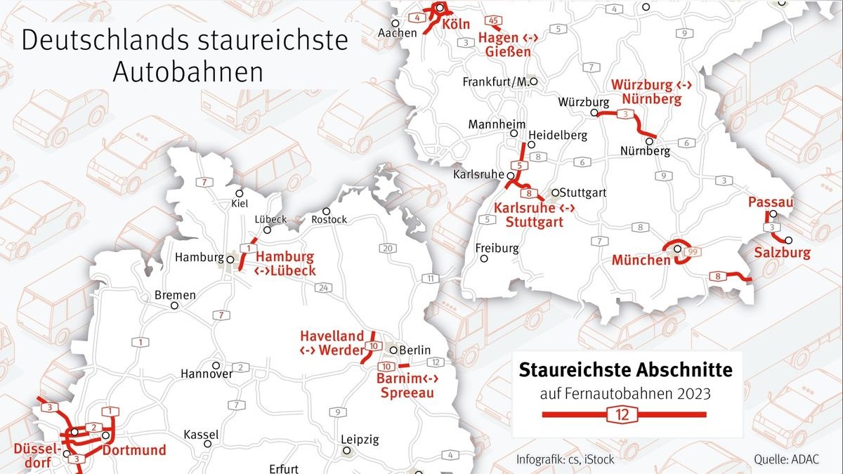 Berlin Stau aktuell Wo es in der Hauptstadt besonders schlimm ist