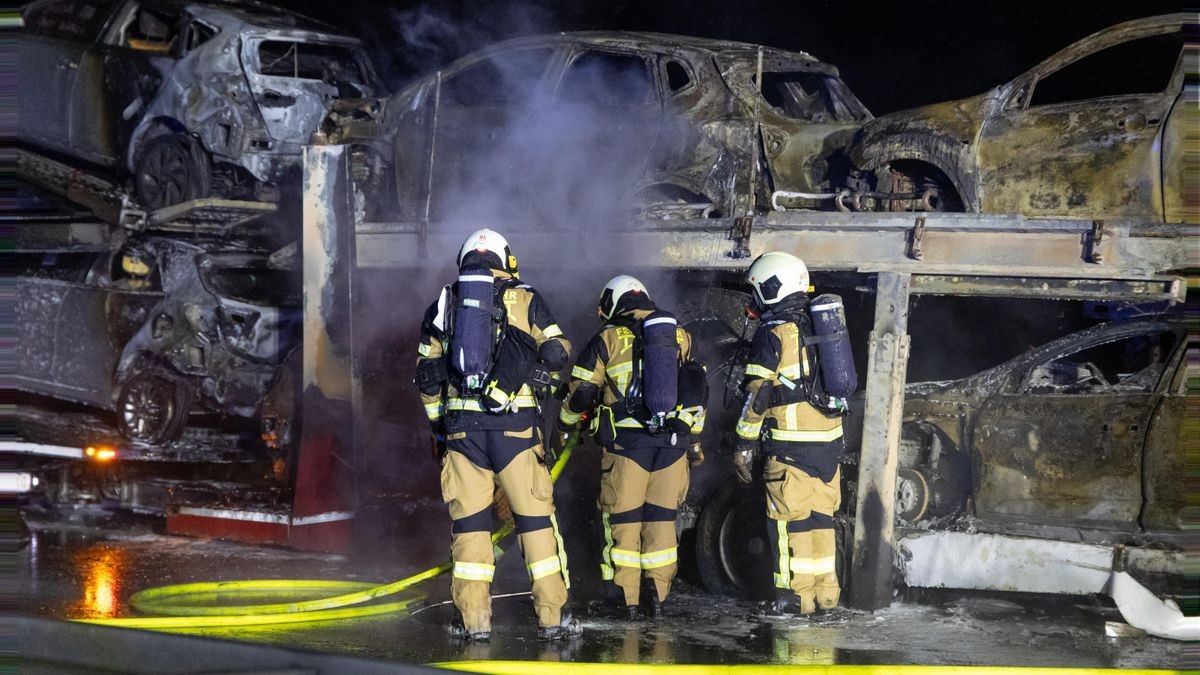 Am Donnerstagabend geriet im Rennsteigtunnel ein Lkw in Brand. Der Fahrer fuhr noch durch den ganzen Tunnel. Am Ausgang konnte die Feuerwehr das Fahrzeug löschen.