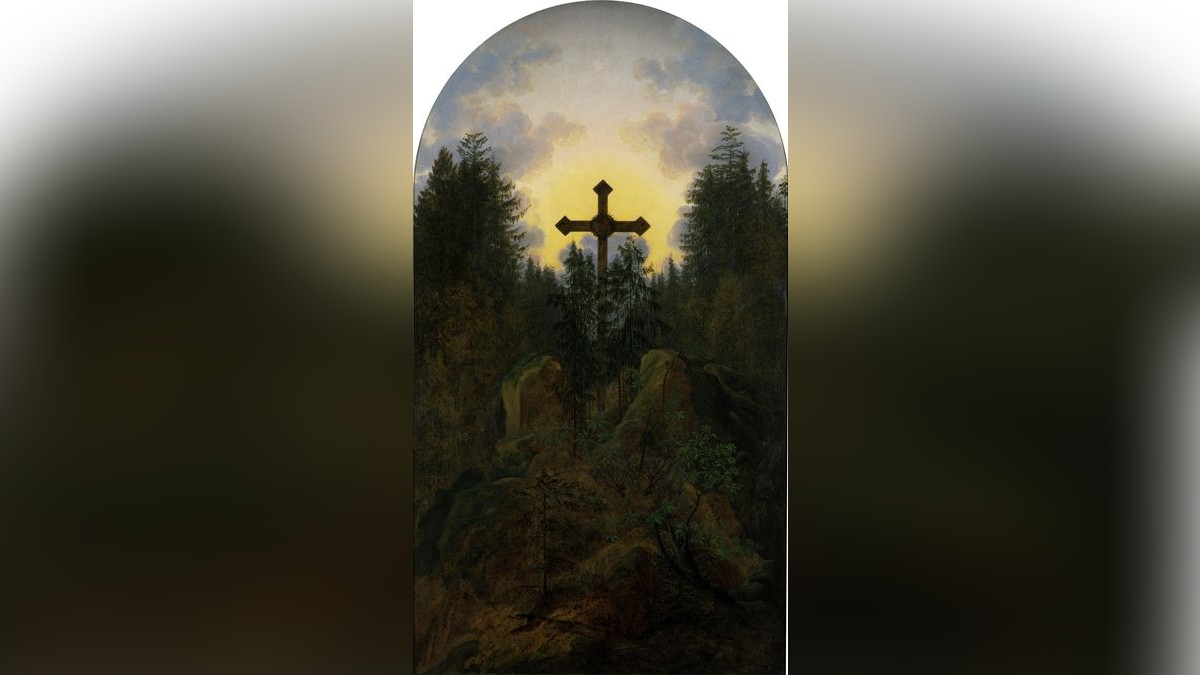Kreuz Im Gebirge Caspar David Friedrich www.thueringer-allgemeine.de