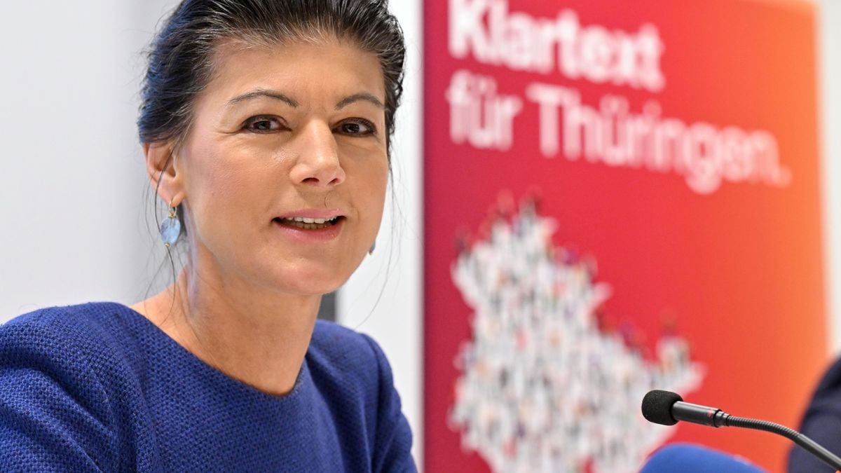 Sahra Wagenknecht (BSW) wird in Erfurt aus ihrem Buch „Die Selbstgerechten“ lesen.