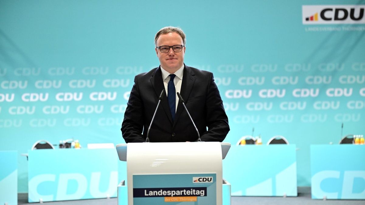 Mario Voigt ist Thüringer CDU-Landesvorsitzender.