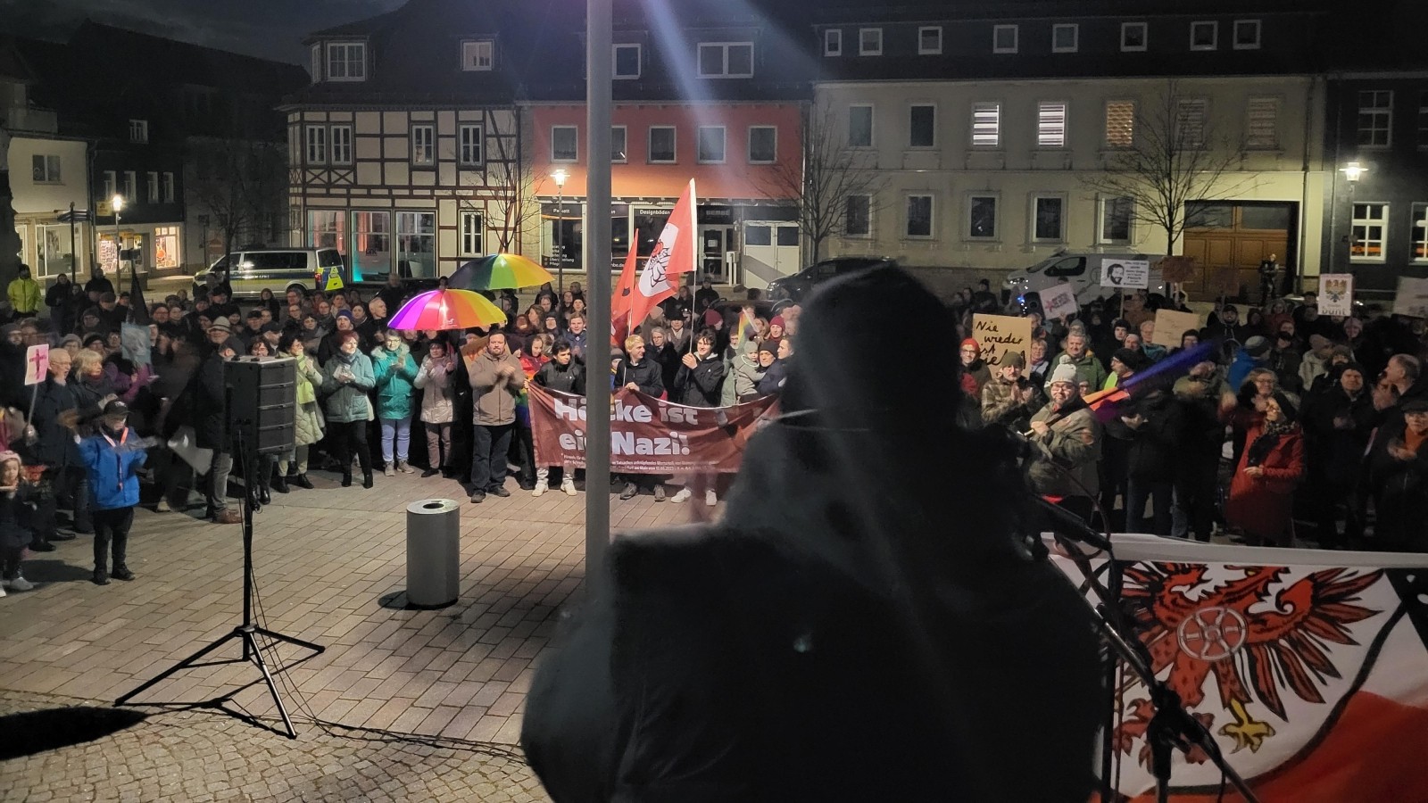 Demonstration: 500 Eichsfelder gehen für Demokratie und Menschenrechte ...