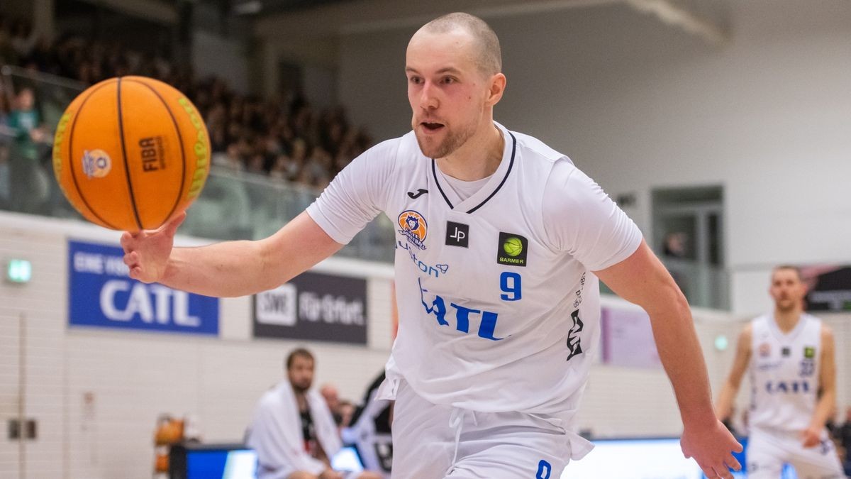 Auf zum Heimsieg: Paul Albrecht war in den letzten Wochen die große Konstante im Spiel der Basketball-Löwen.