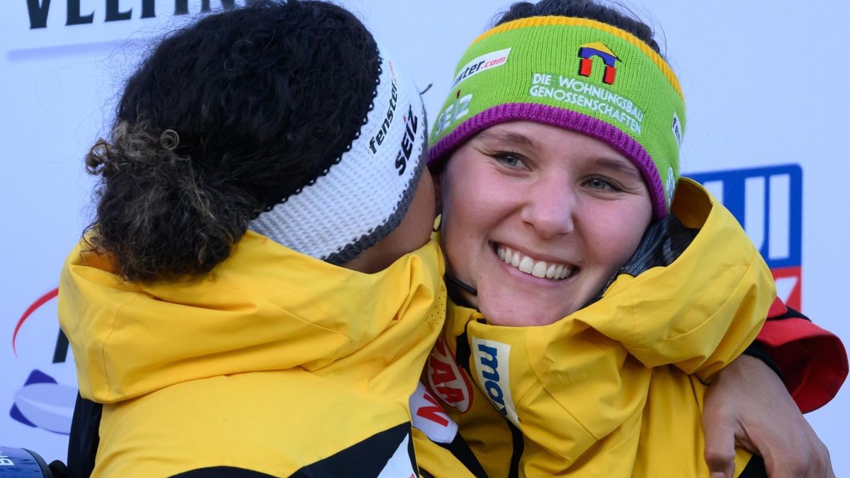 BobWM Lisa Buckwitz feiert ihren ersten Weltmeistertitel als Pilotin