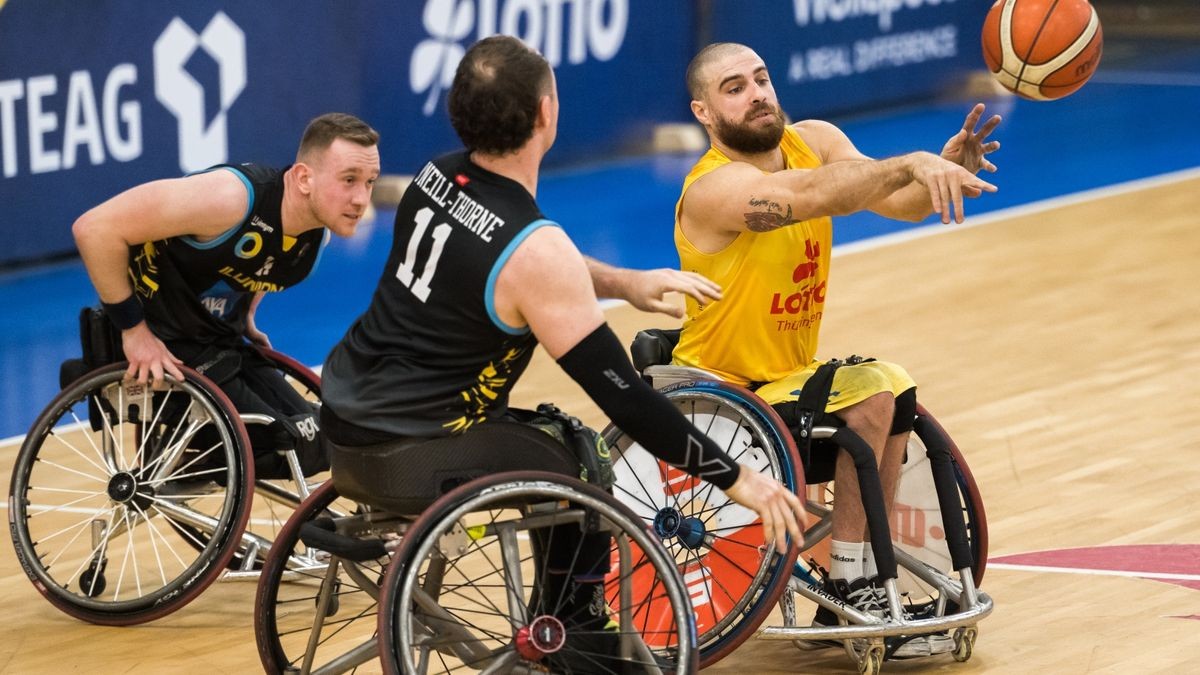 Favorit aufs Weiterkommen ist neben den Thuringia Bulls der frischgebackene  spanische Pokalsieger CD Ilunion Madrid (rechts Elxlebens Jordi Ruiz beim Sieg gegen Madrid im vergangenen Jahr, ebenfalls im Viertelfinalturnier daheim).