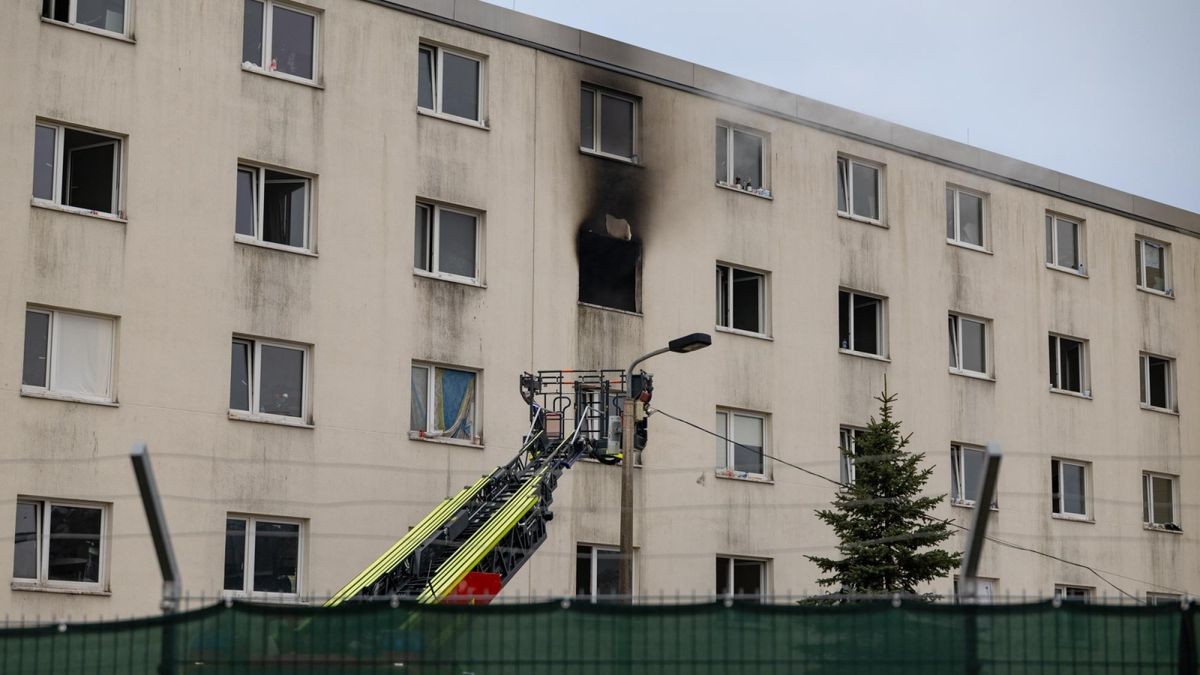 Am Donnerstagmorgen brannte es in der Erstaufnahmeeinrichtung in Suhl.