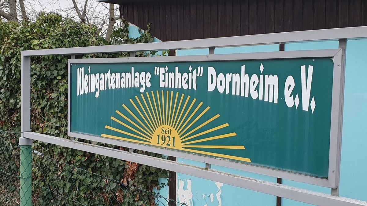 Die Kleingartenanlage Einheit in Dornheim: Sie schmiegt sich idyllisch an den Ortskern und dennoch suchten sie Diebe seit Jahresbeginn mehrfach heim.