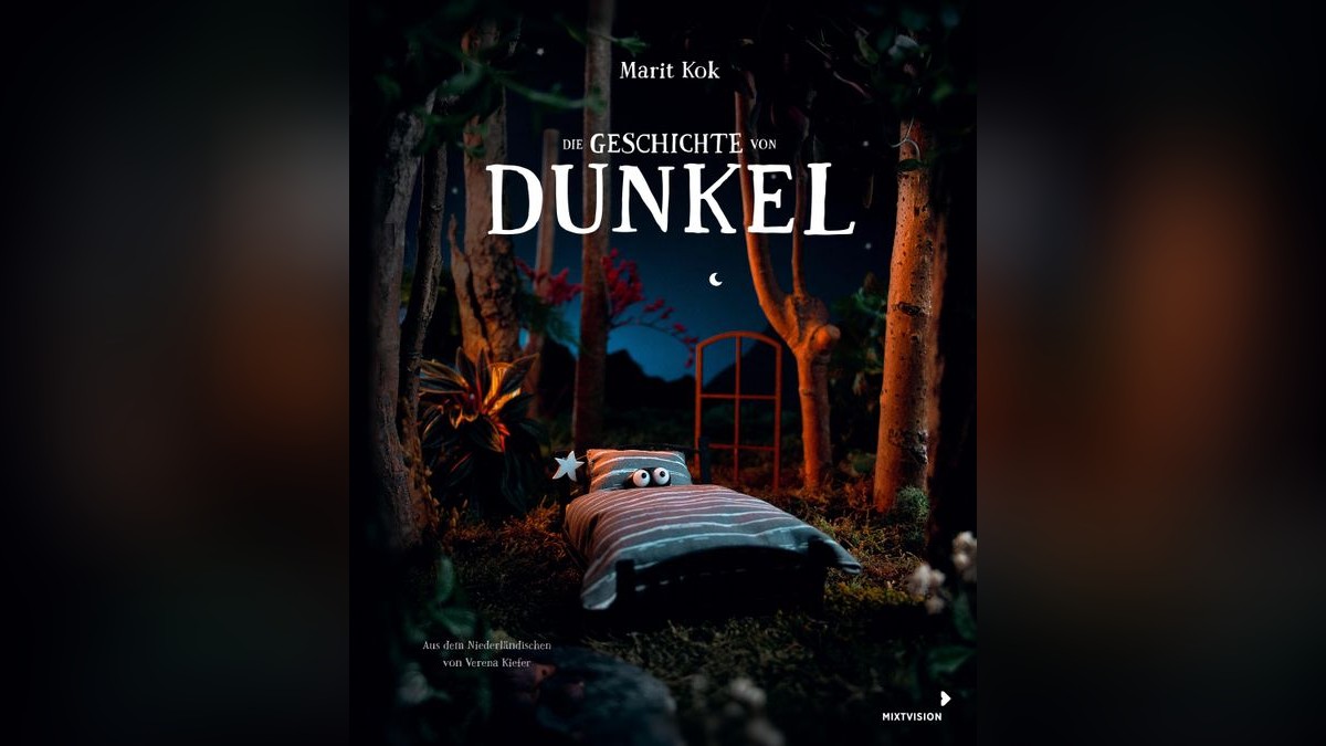 Margit Kok (Text/Illu.), Verena Kiefer (Übers.): Die Geschichte von Dunkel. Mixtvision, 40 Seiten, 18 Euro, ab 3