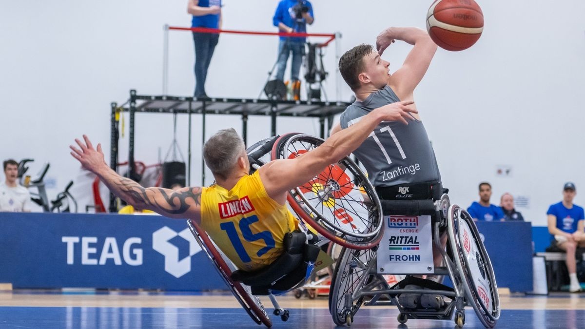 Bruchlandung:  Auch Topscorer Joakim Linden (hier gegen Lahn-Dill) konnte nicht verhindern, dass die Thuringia Bulls überraschend das Auftaktspiel ihres Champions-Cup-Heimturniers verloren.