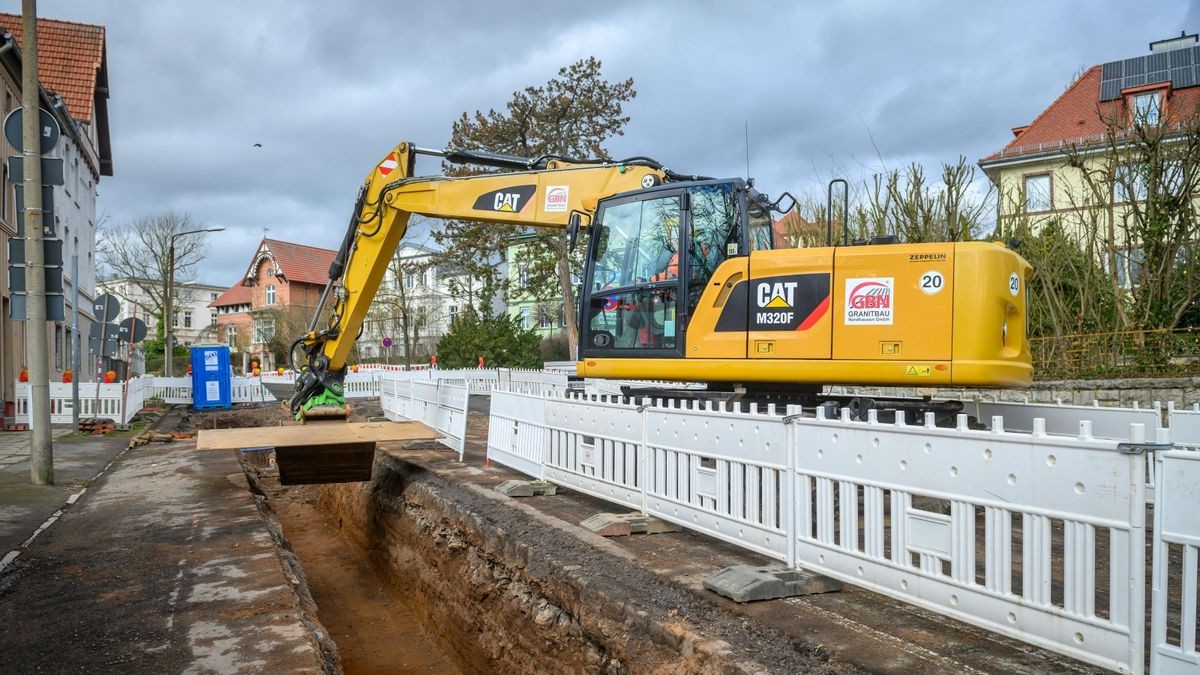 Die Firma Granitbau hat die Bauleistung in der Wilhelm-Nebelung-Straße übernommen.