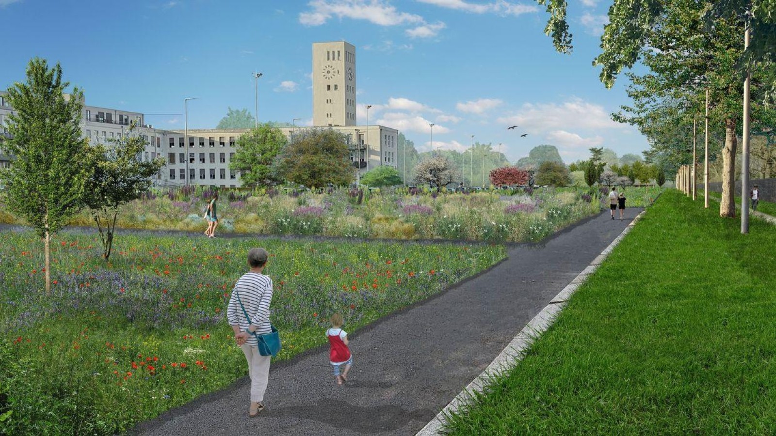 4th July Girlande Mit Adler Flagge - Patriotic Dekoration Rot Weiß Blau