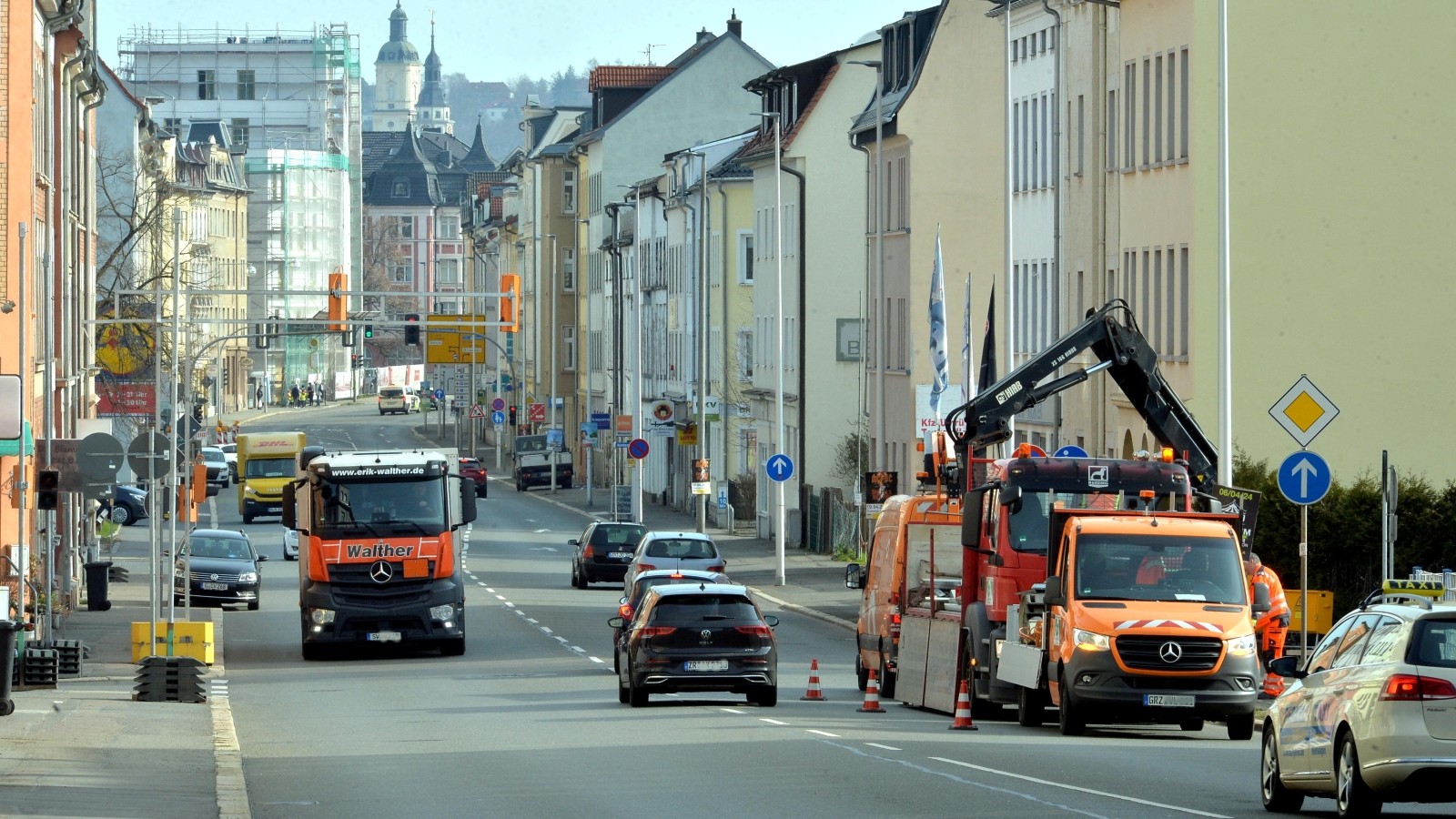 Straße des Friedens in Gera wird zur Einbahnstraße