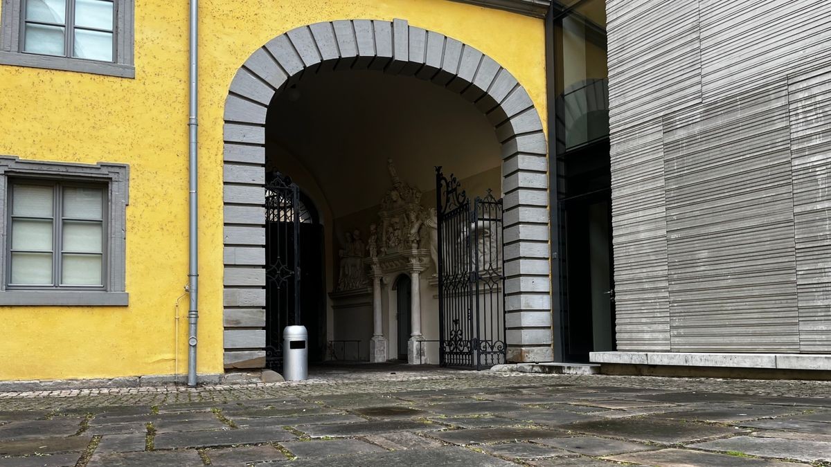 Im Sommer soll es wieder ein provisorisches Café im Innenhof des Angermuseums geben.