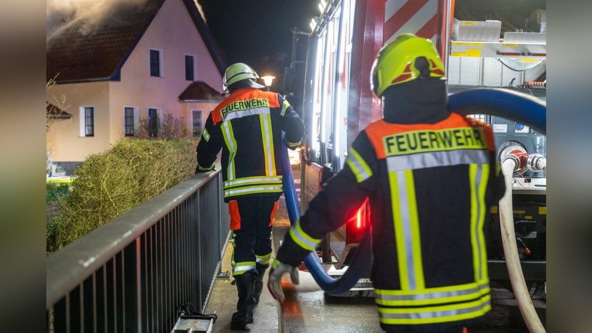 Während des Einsatzes konnte zudem die Hauptleitung, die das Tal versorgt und durch den Ort führt angezapft werden.