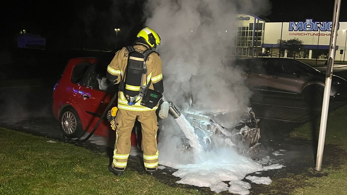 Rund 30 Einsatzkräfte der Nordhäuser Berufsfeuerwehr und zahlreicher freiwilliger Wehren löschten die Flammen.