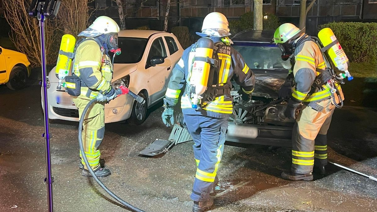 Rund 30 Einsatzkräfte der Nordhäuser Berufsfeuerwehr und zahlreicher freiwilliger Wehren löschten die Flammen.