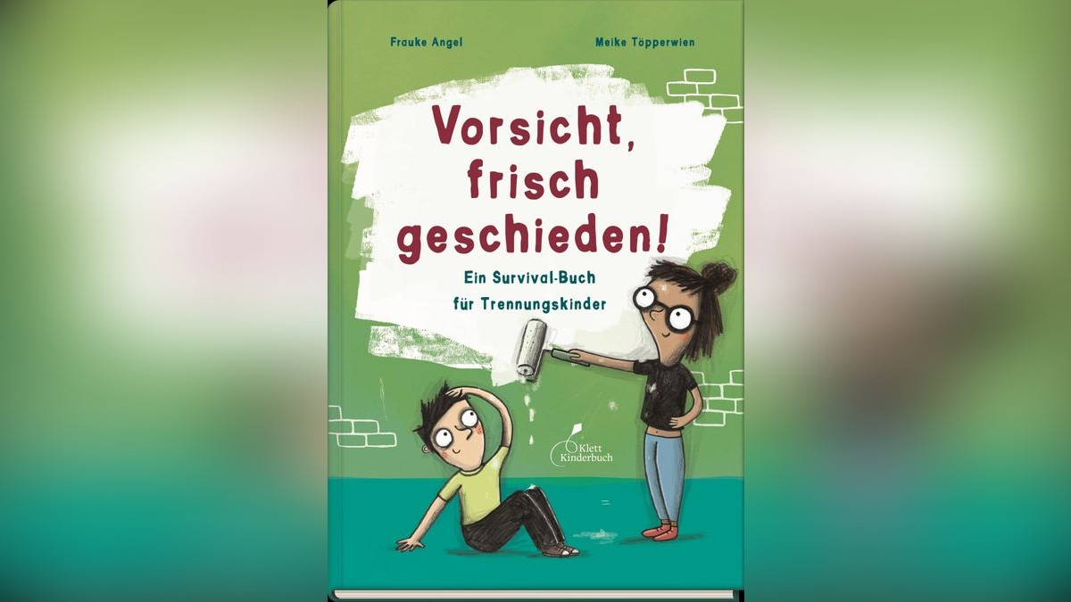 Frauke Angel (Text), Meike Töpperwien (Illu.): Vorsicht, frisch geschieden! Klett-Kinderbuch, 144 Seiten, 20 Euro, ab 9