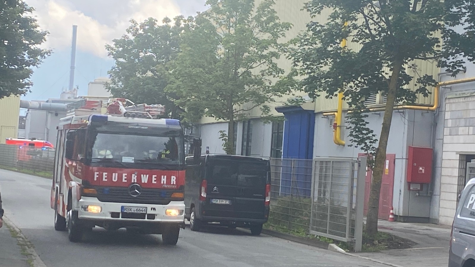 Blaulicht: Feuerwehreinsatz bei Martinrea Honsel in Meschede