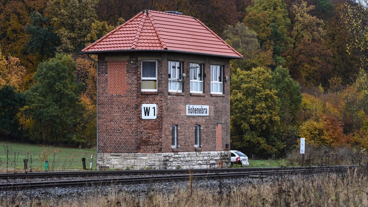 Laut Bahn war die Strecke zwischen Sondershausen und Wasserthaleben von 11.37 Uhr bis 12.56 Uhr komplett gesperrt.