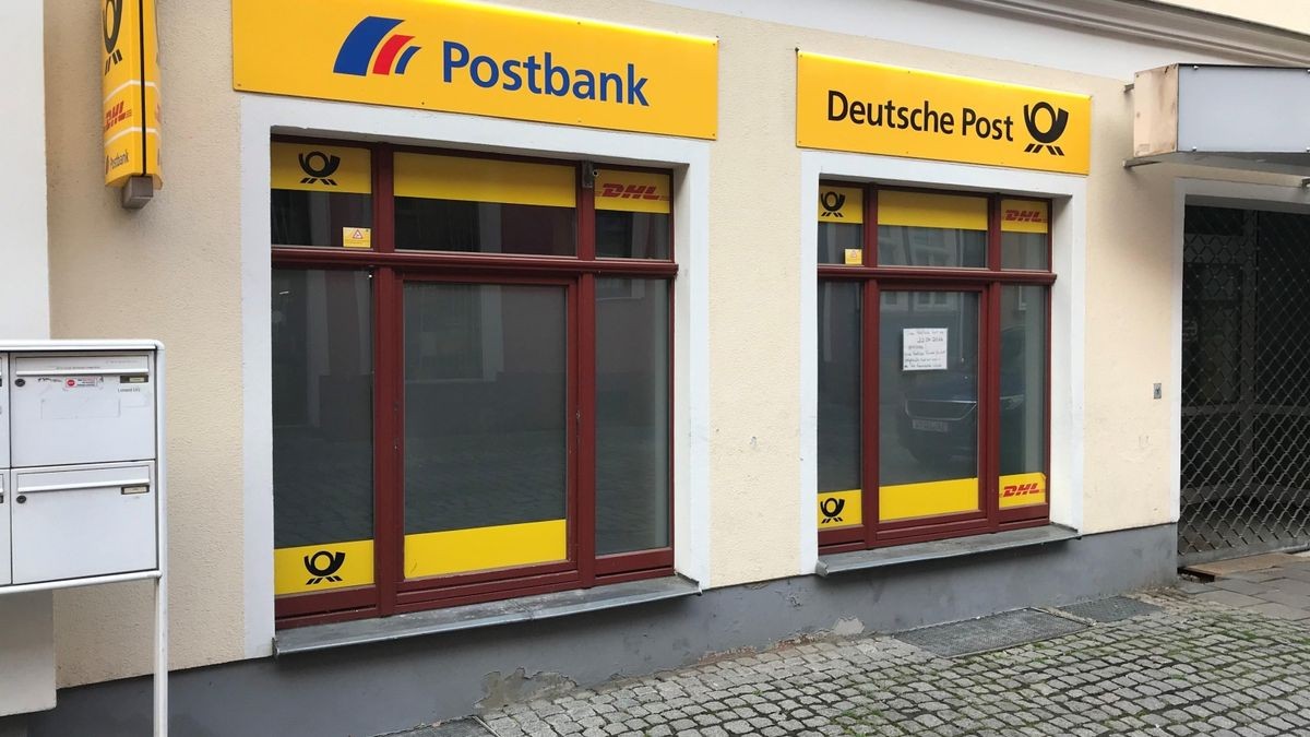 In der Rosenstraße schließt die Postfiliale