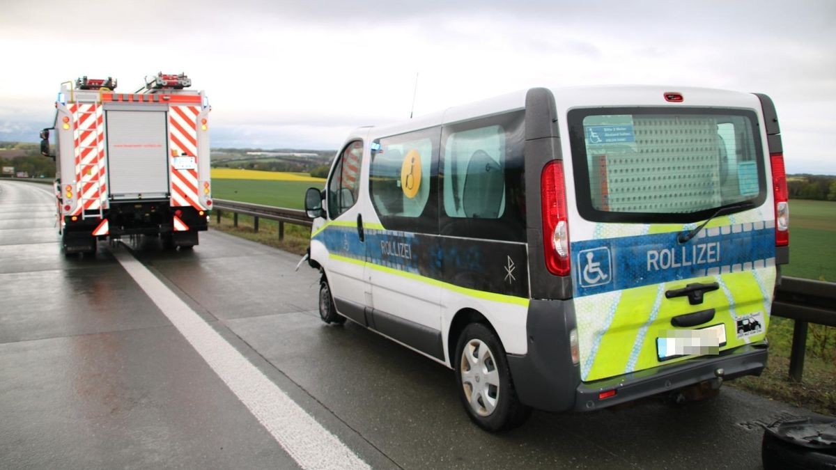 Drogentest positiv „Rollizei“ fährt auf der A9 durch SaaleOrlaKreis