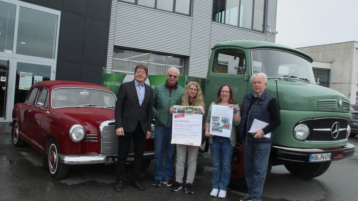 Freuen sich auf die Sauerlandrundfahrt: Paul Witteler, Klaus Andree, Annette Maier, Michaela Henke und Werner Koch (v.l.).