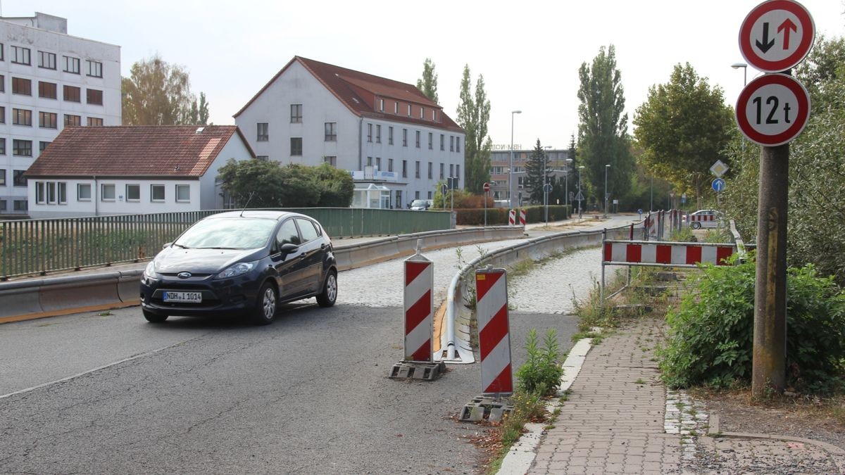 Auf dieser Brücke in der Thomas-Müntzer-Straße in Nordhausen ist ein Streit eskaliert.