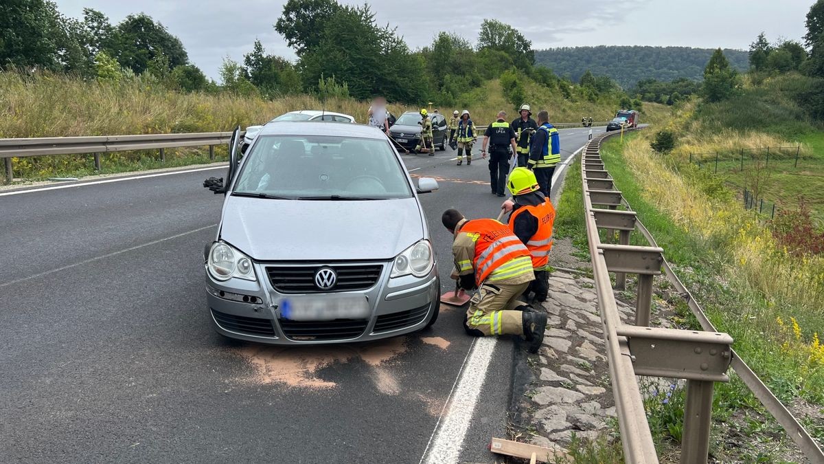 Bei einem Verkehrsunfall im Juli 2023 auf der B4 bei Sondershausen wurden vier Menschen verletzt.