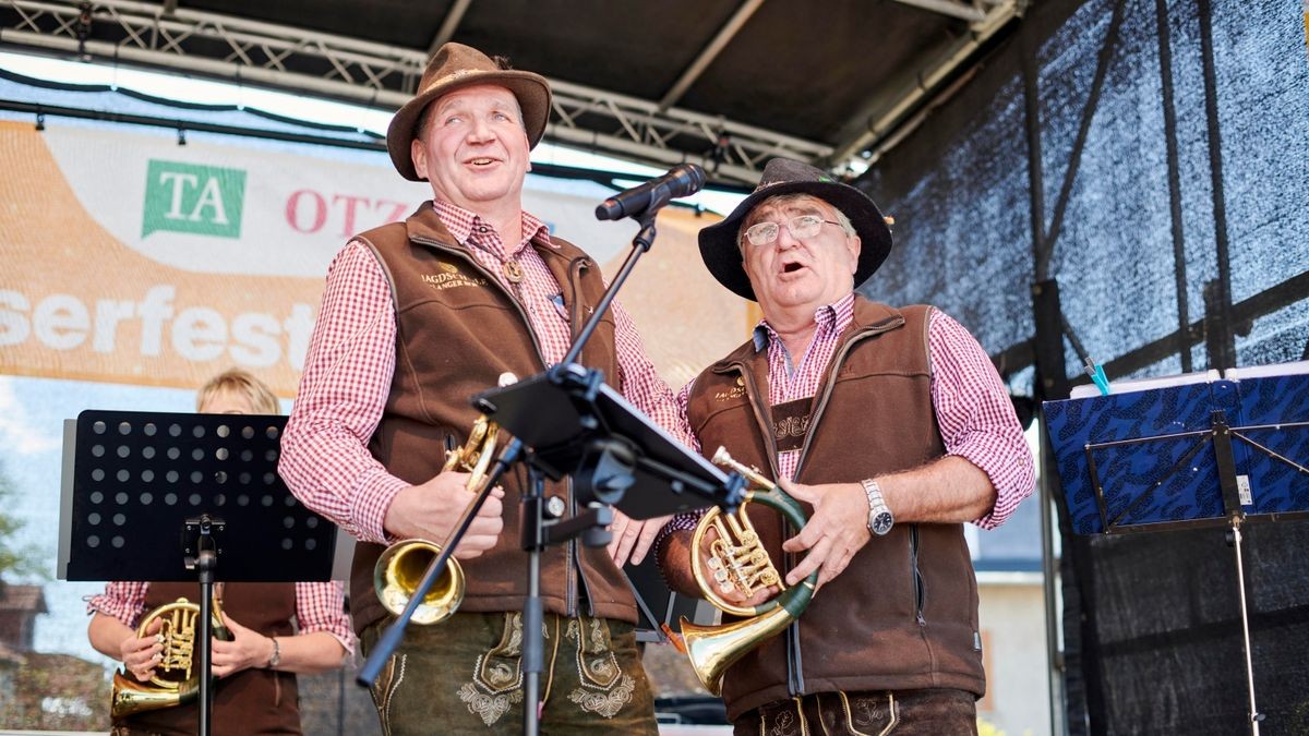 Jagdhornbläser vom Singer Berg