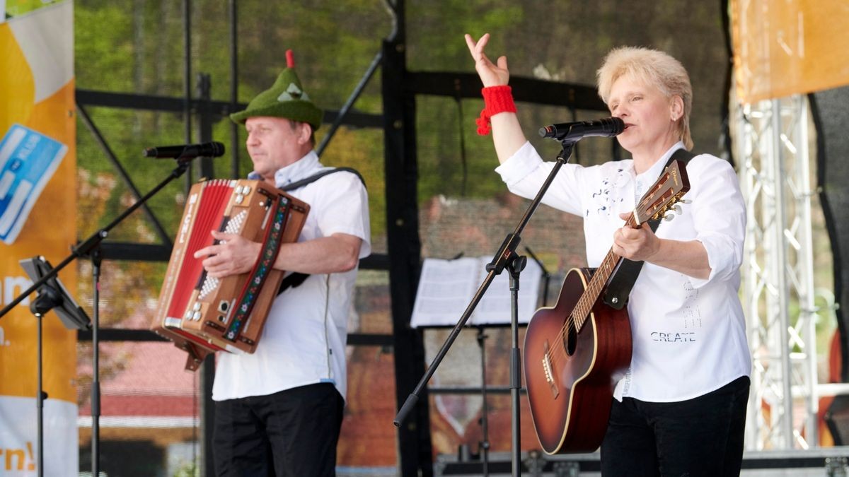 Auftritt der Band „De Randfichten“