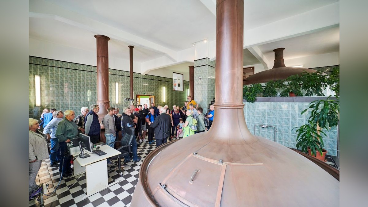 Begehrt waren die Führungen durch die Brauerei.