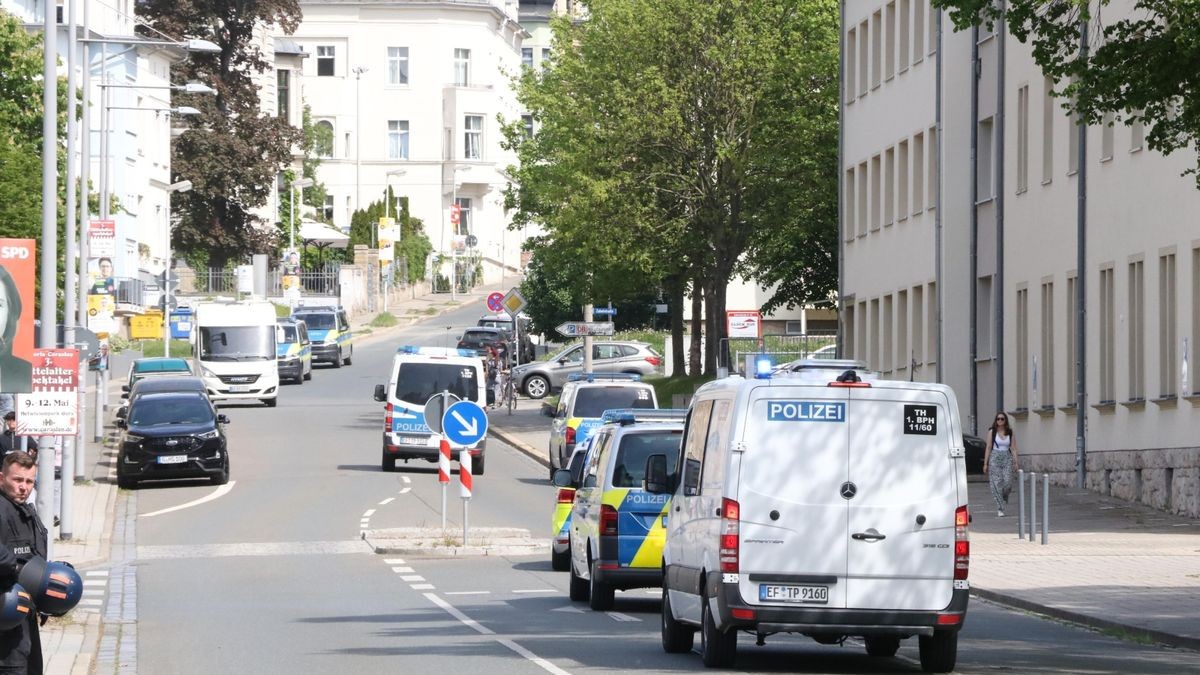 Rund 750 Teilnehmer haben sich am 1. Mai an der antifaschistischen Maidemonstration in Gera beteiligt.